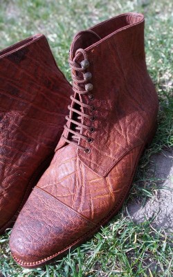 Handdyed elephant boots for VA (4)